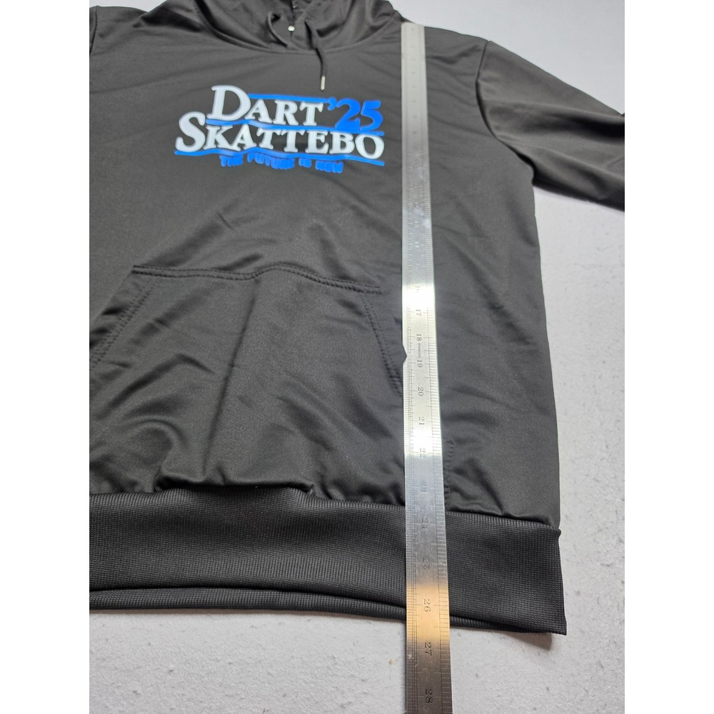 Dart Skattebo '25 Hoodie Men's Small Black Graphic Long Sleeve Kangaroo Pocket - Picture 4 of 7